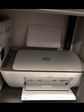 HP All-in-One Printer - White and Gray